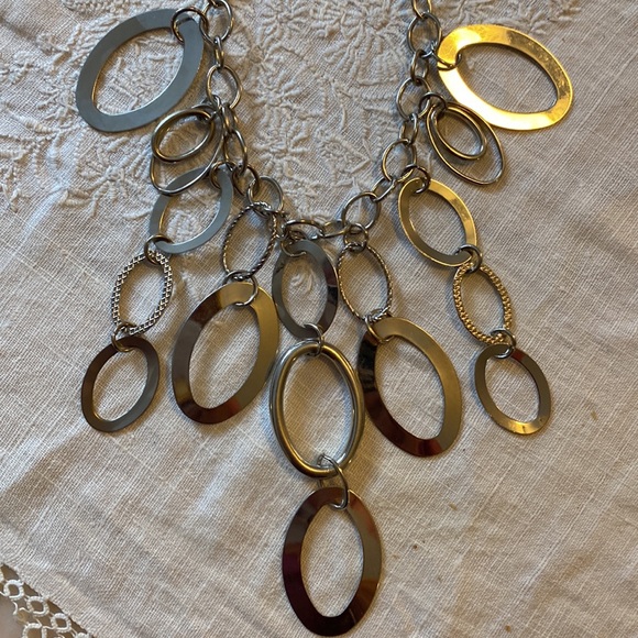 Paparazzi Necklace and Earring Set - Silver - Picture 3 of 3